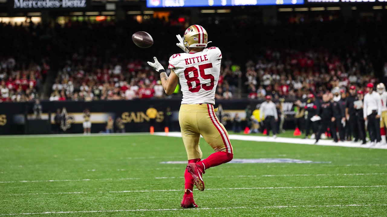 George Kittle&rsquo;s Top 10 Receptions of His Career (So Far) | 49ers