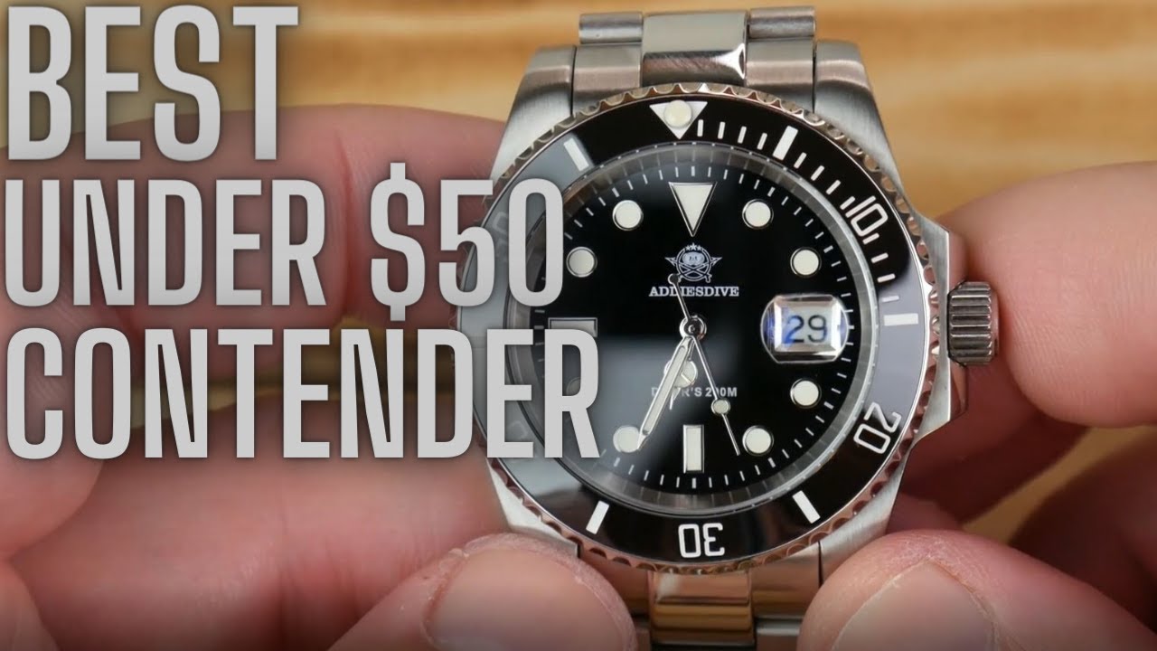 Претендент на звание «Лучшие часы до 50 долларов» от Addiesdive Quartz Submariner Homage I