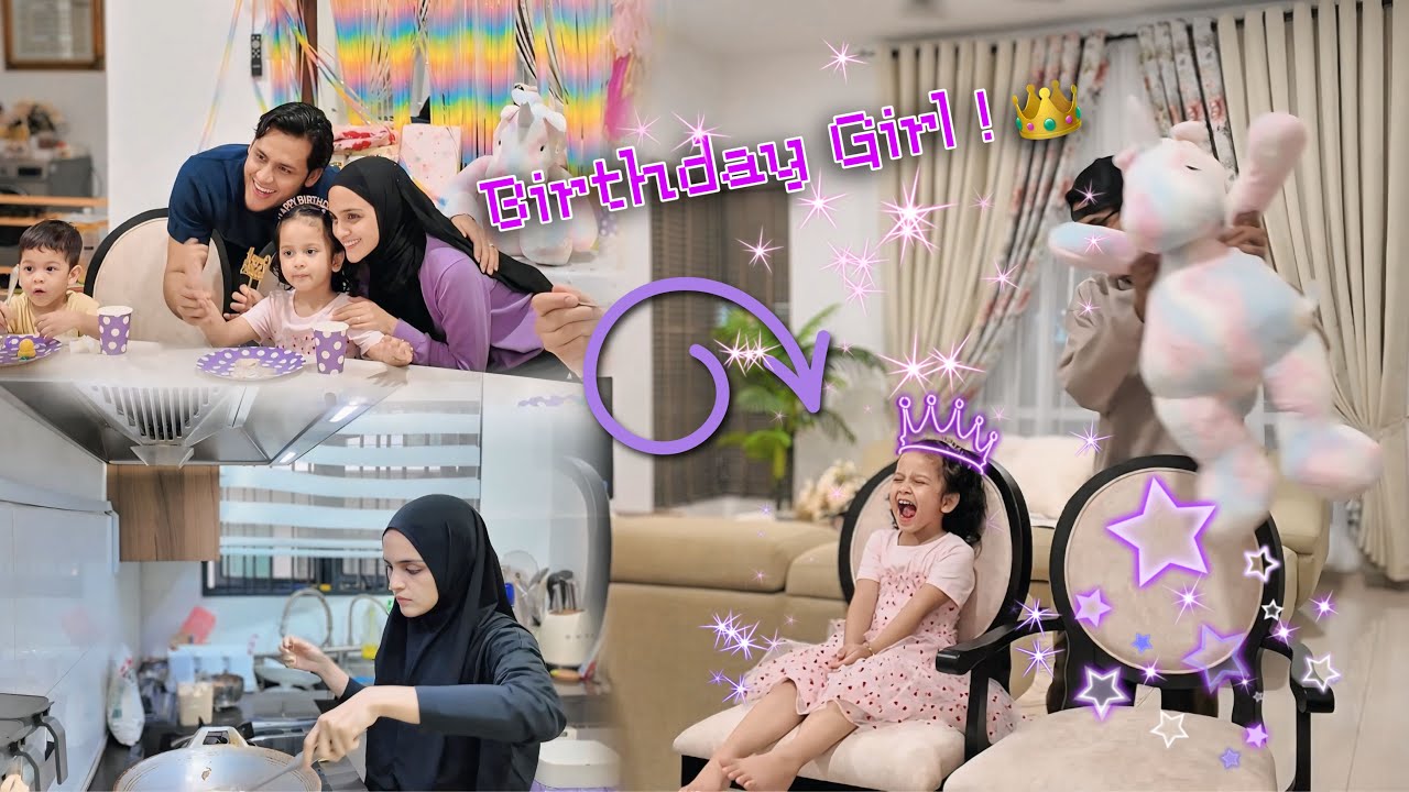 Puasa Pertama + Celebrate Birthday Maryam yang ke-4