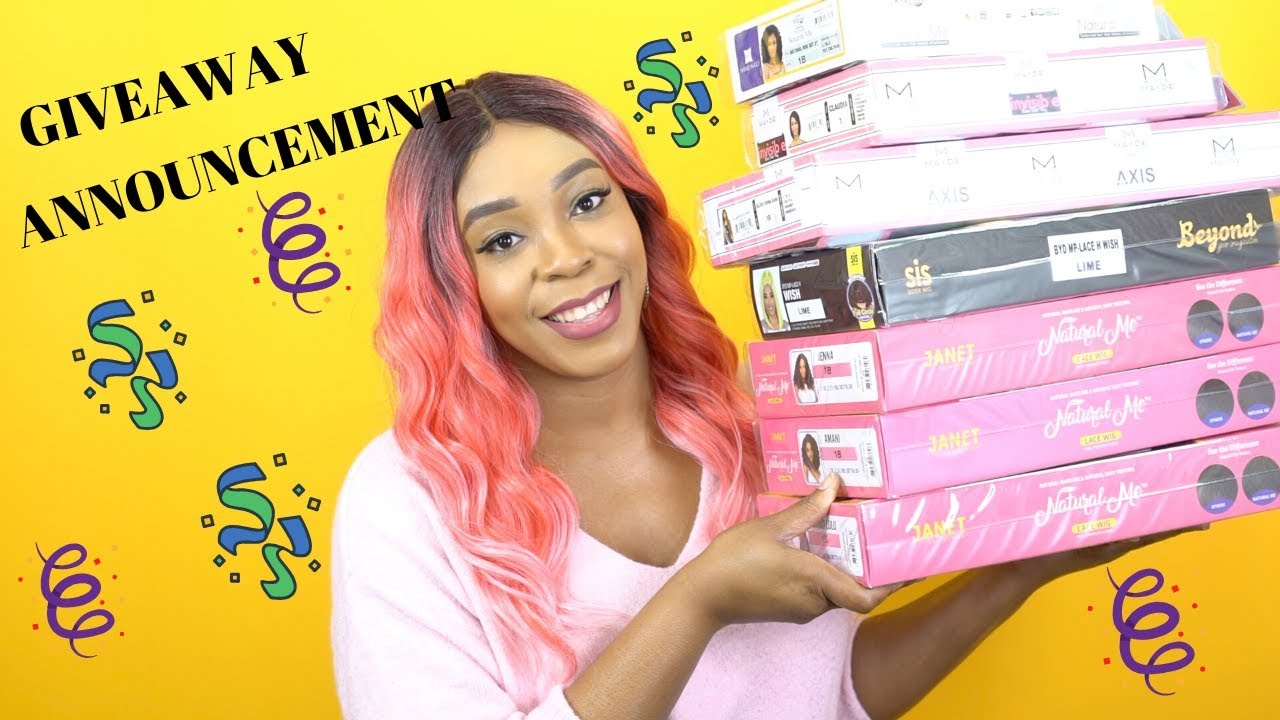 GIVEAWAY ANNOUNCEMENT!!🎉 --/WIGTYPES.COM
