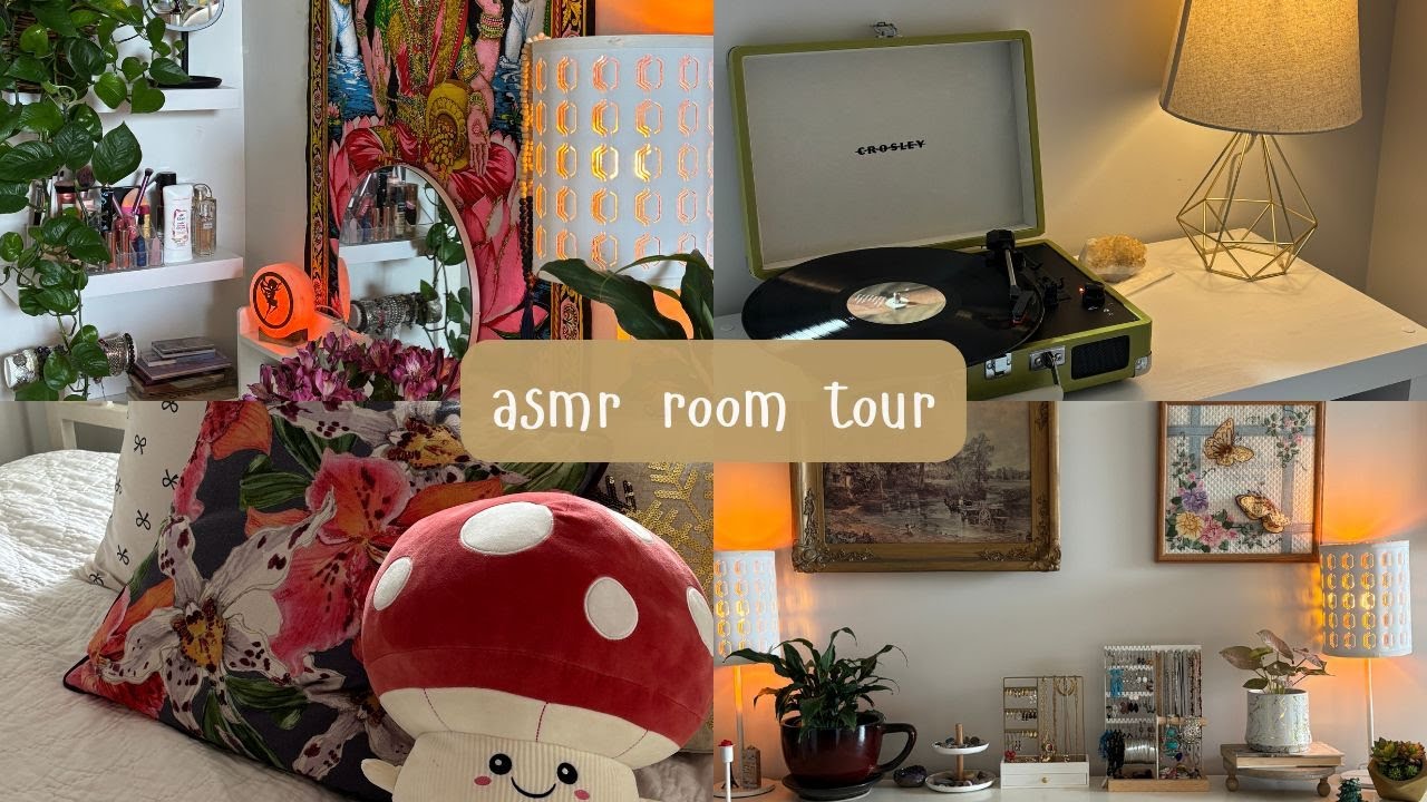asmr room tour . ✦ ݁ ˖ layered sounds + clicky whispering