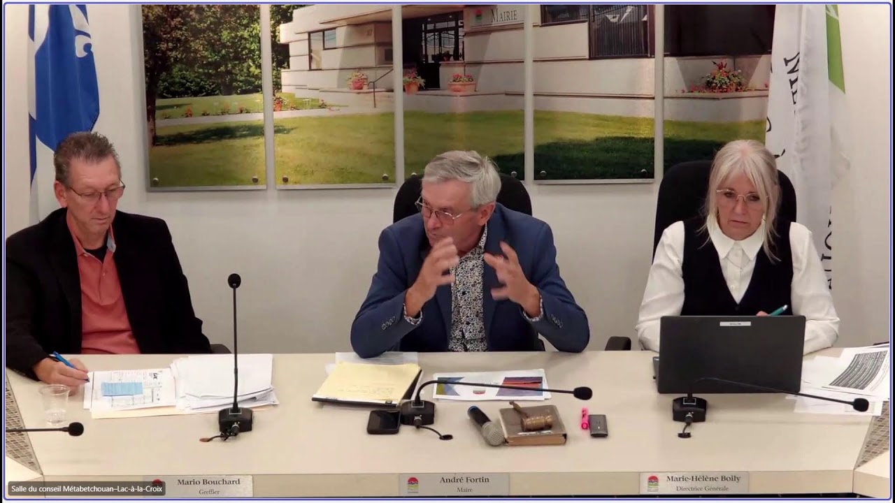 Séance ordinaire du conseil municipal | 1er octobre 2025
