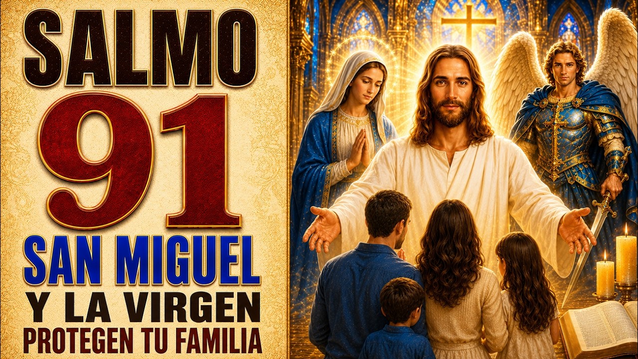 SALMO 91 POR LOS HIJOS Y LA FAMILIA, ORACIÓN INVOCANDO A SAN MIGUEL Y A LA VIRGEN CONTRA TODO MAL