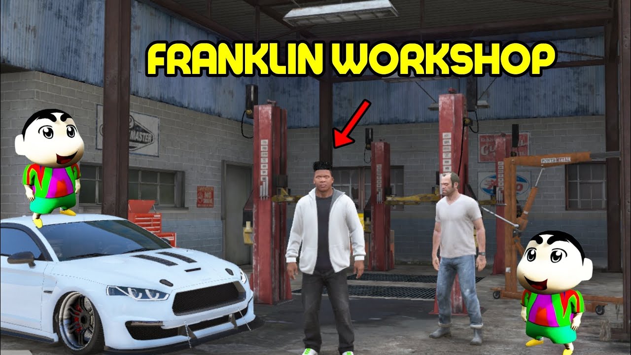 GTA : 5 FRANKLIN OPENED A NEW WORKSHOP 😯 IN LOS SANTOS PART 1