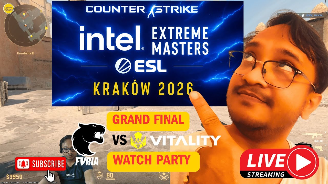 Team Vitality vs. FURIA - IEM Krakow 2026 - Grand Final - Watch party Live #cs2  #cs2proplays