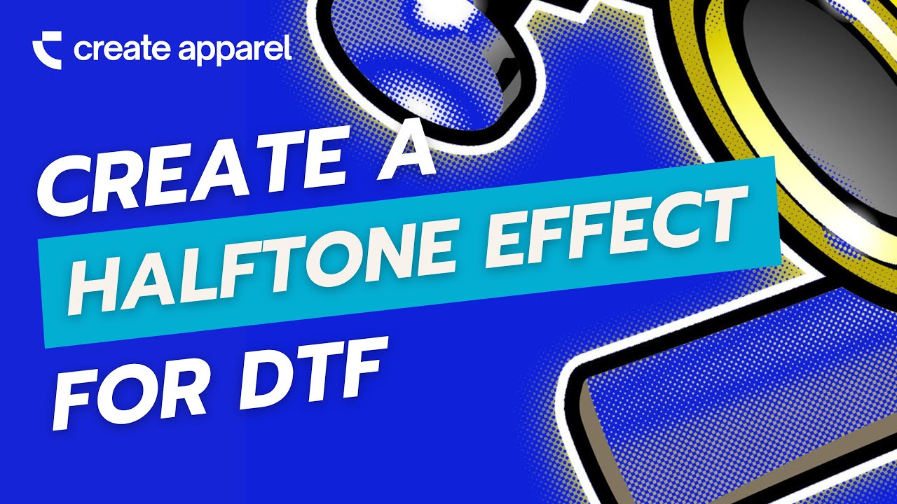 How to create a halftone effect for Direct To Film (DTF) printing
