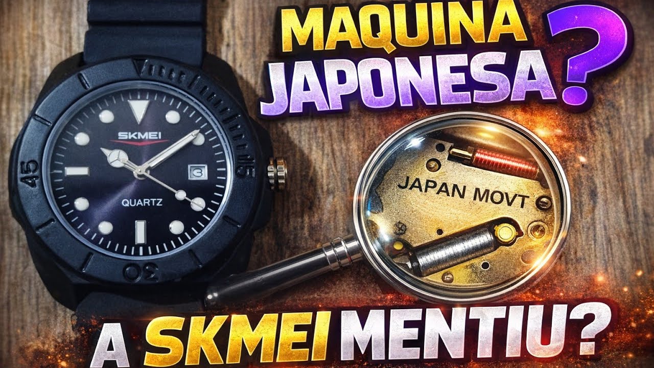 Skmei 2393 realmente possiu movimento japonês? Vamos conferir!!