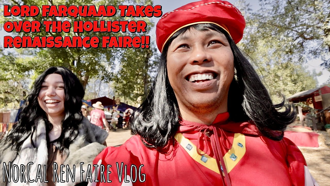 Lord Farquaad Takes Over The Hollister Ren Faire!! | NorCal Ren Faire Vlog [Canon R50 V]