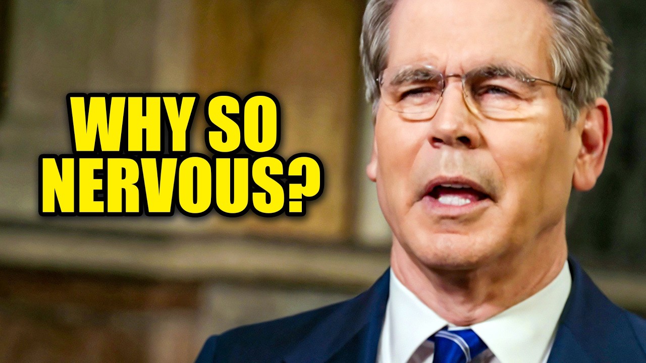 Scott Bessent Interview CUT SHORT By Trump... Comes Back STRANGE