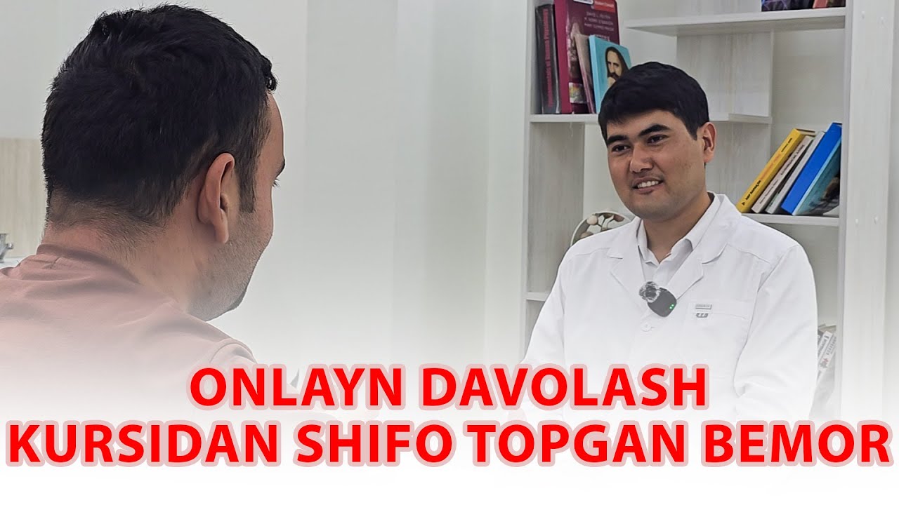 10 kunlik onlayn nevrozni davolash kursidan natija olgan TOJIKISTONLIK bemor bilan suhbat