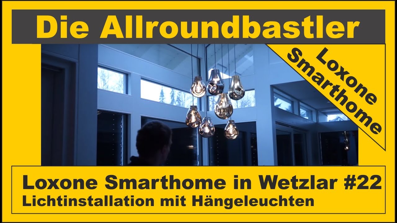Loxone Smarthome in Wetzlar #22 - Lichtinstallation mit H&auml;ngeleuchten