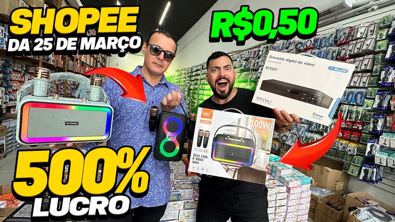 ATACADO 25 DE MARÇO COM NOTA FISCAL, GARANTIA! VOLTEI NO MAIOR GALPÃO DE PRODUTOS ELETRONICOS BARATO