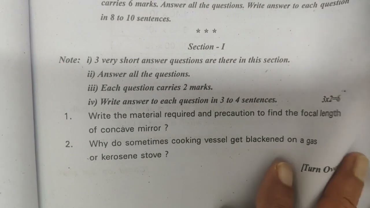 10th Class PHYSICS | PRE-FINAL QUESTION PAPER | BEFORE THE EXAMS