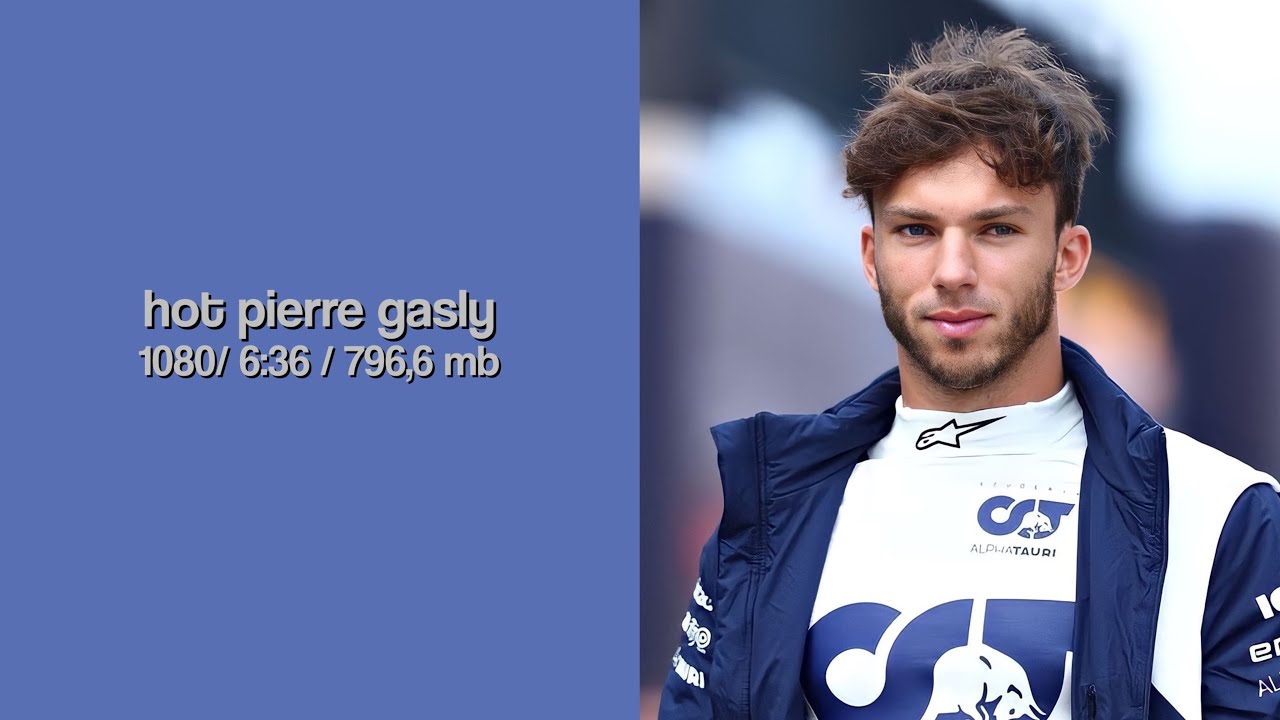 hot pierre gasly scenespack