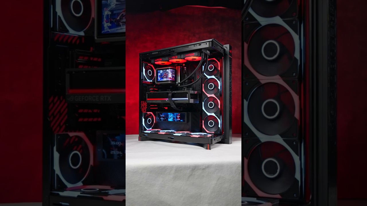 ROG GR801 BEST GAMING PC SETUP 2026! AMD R7 9800X3D + RTX 5080😱 #gamingpc #pcbuild #amd #rog #GR801