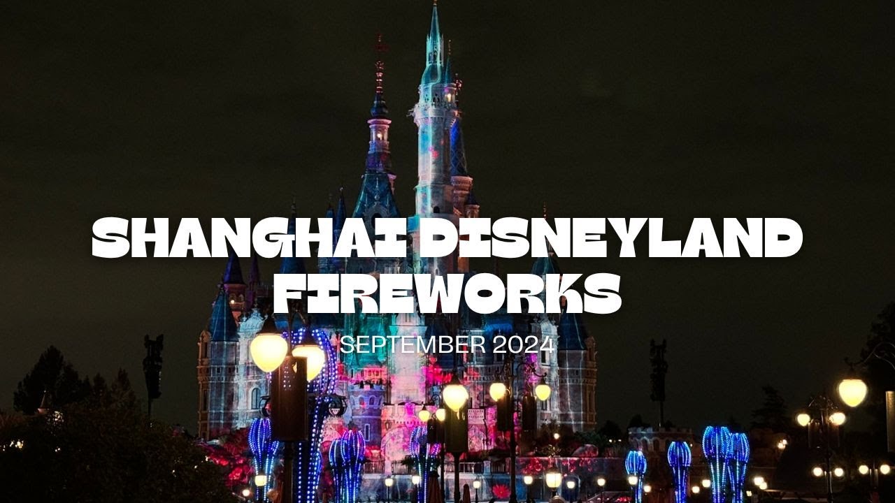 ✨ Disneyland Shanghai 2024 Fireworks Finale!
