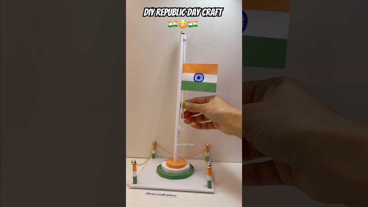 DIY Indian Flag for Republic Day😳🇮🇳 #viral #trending #shorts #art