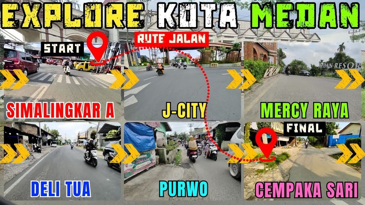 Explore Jalan Medan &mdash; Dari Simalingkar A ke Cempaka Sari Marindal | Suasana Siang Hari Lengkap!