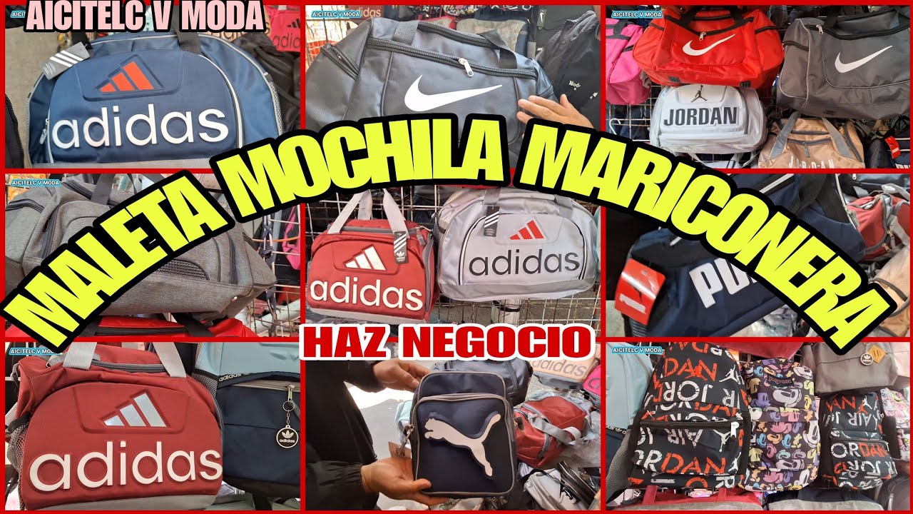 MALETES Y MOCHILAS MARCA DE BUENA CALIDAD A UN SUPER PRECIO desde $90 ADIDAS NIKE ALO 