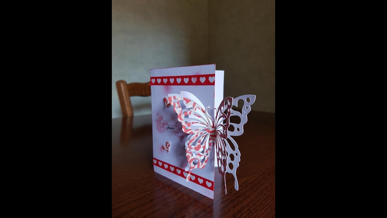 Scan N Cut - CanvasWorkspace : tuto carte Papillon