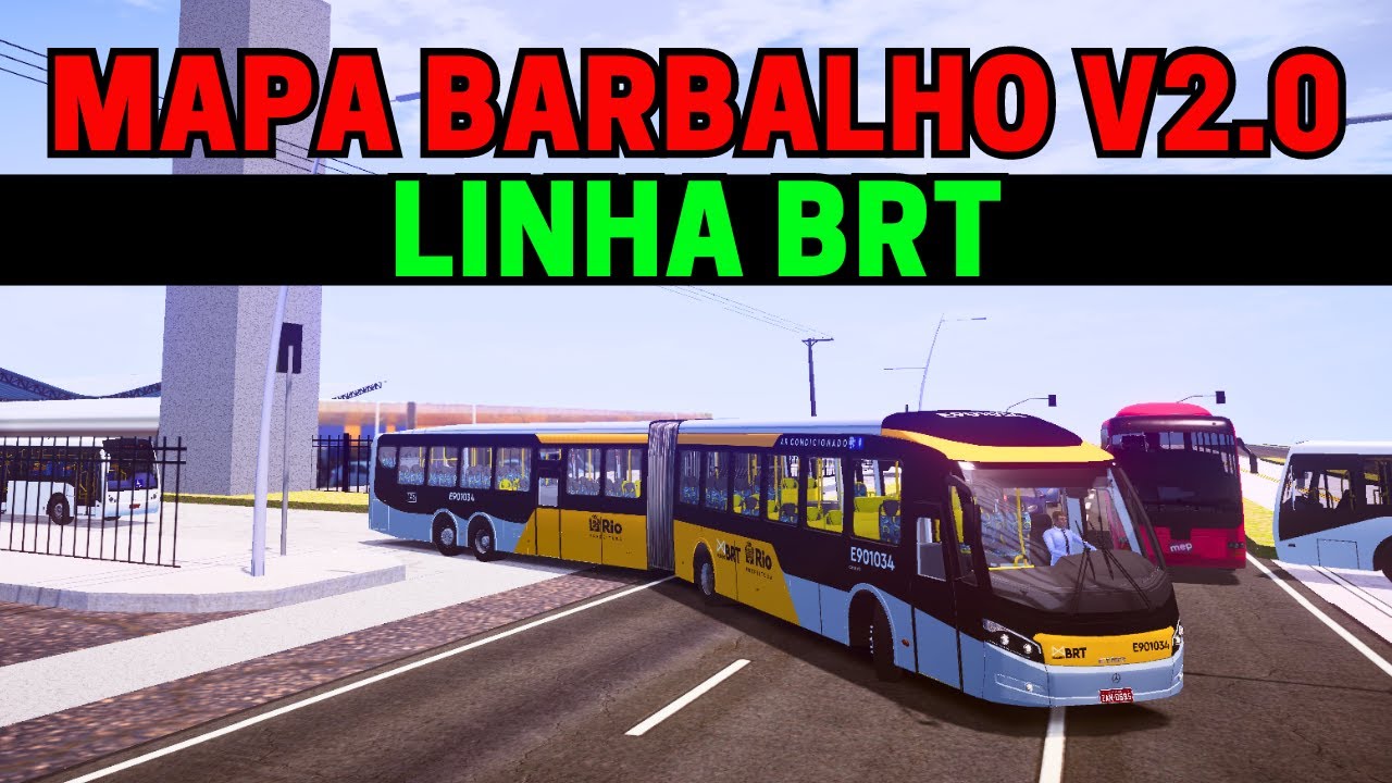 🔴Proton Bus Simulator Gameplay Mapa Barbalho V2.0 Linha BRT | PBSU | Mods | Simuladores