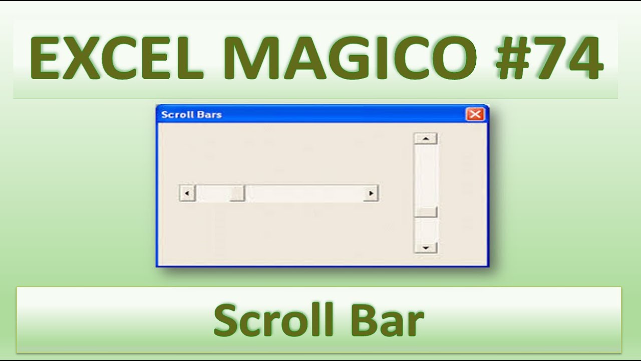 EM74 Barra di scorrimento (Scrollbar) per visualizzare dati da Dashboard
