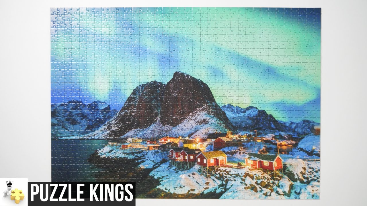 Northern Lights Puzzle - Time Lapse | Puzzle Kings