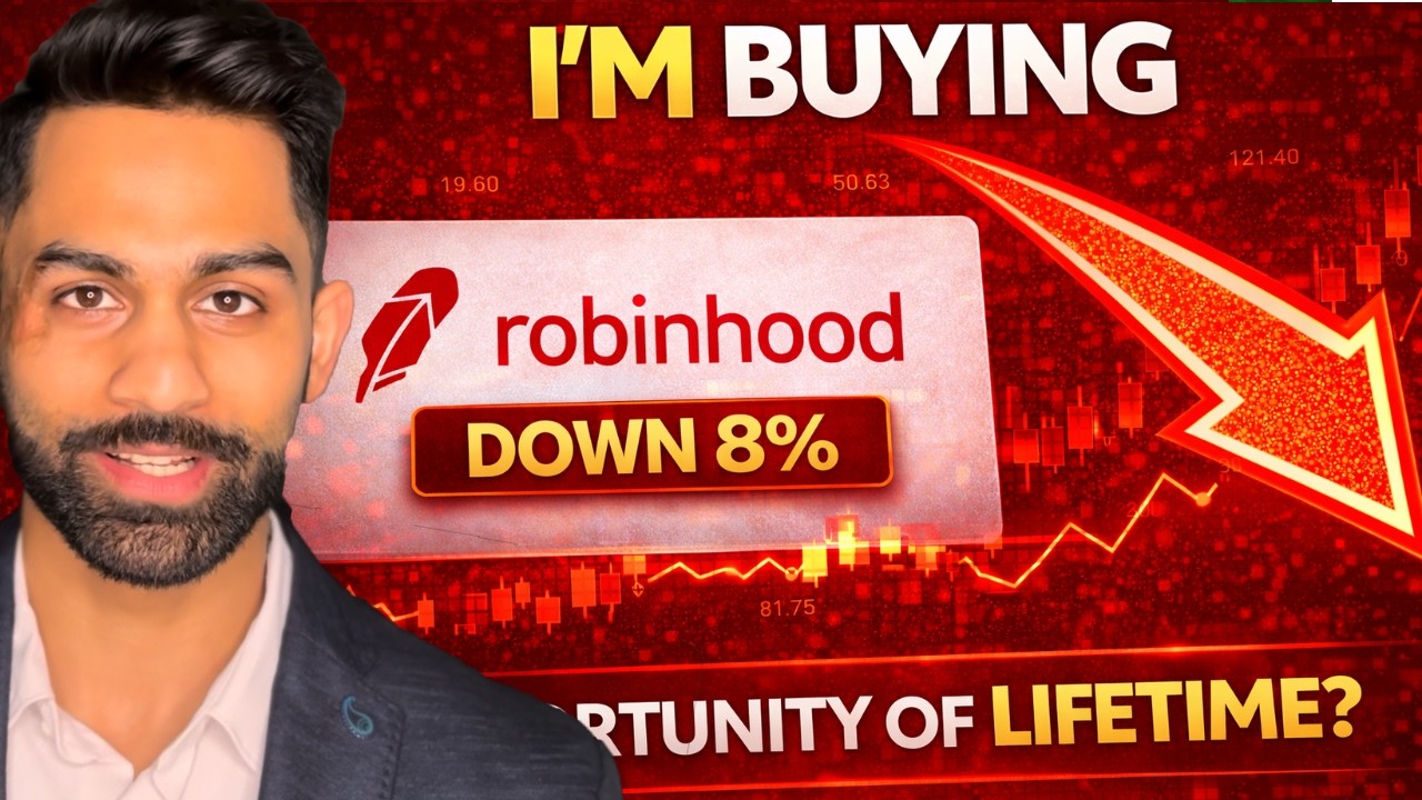 🚨 MY NEW Buy Target on HOOD Stock!! ROBINHOOD Stock DROPS 8% on Earnings!! FULL HOOD STOCK ANALYSIS