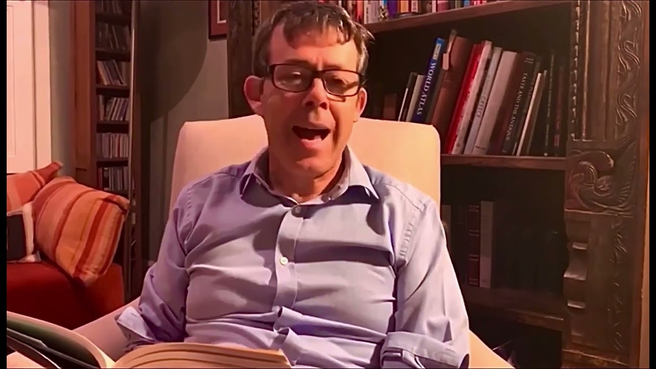 Barnaby Phillips reads from his book &lsquo;Another man&rsquo;s war&rsquo;.