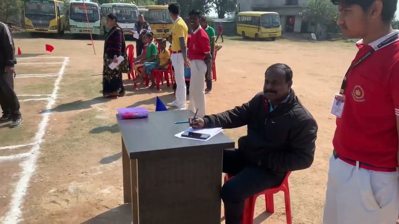St Thomas English School, Khizersarai, Gaya,BiharInter- house Kho Kho competition.
