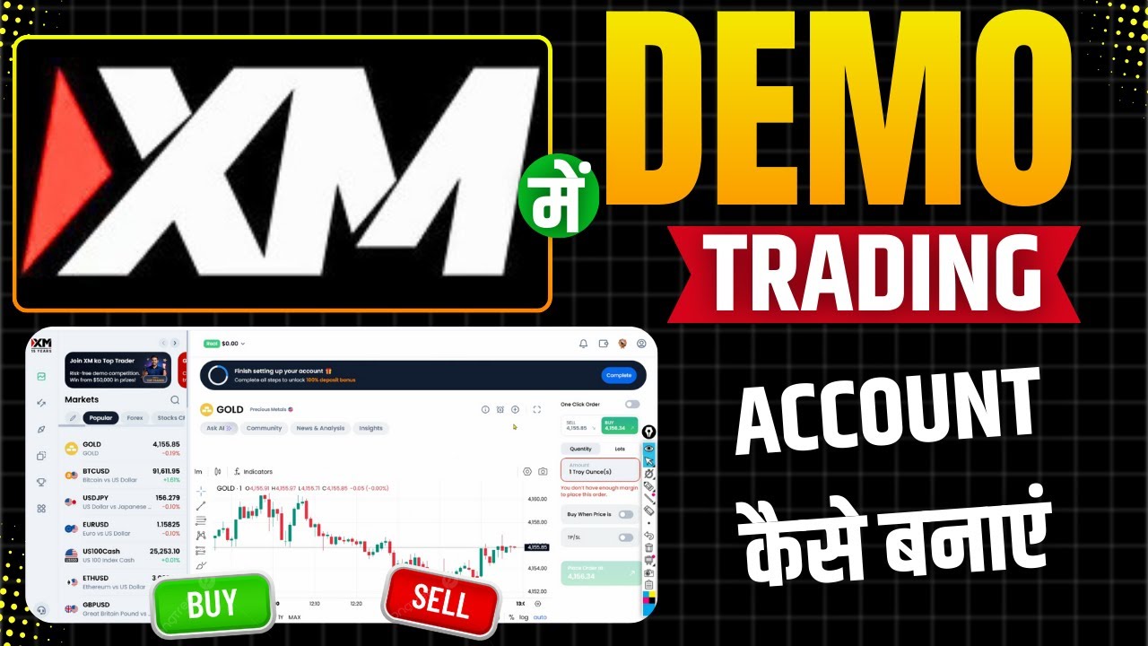 How To TRADE In XM Demo Account | Xm Demo Trading Tutorial