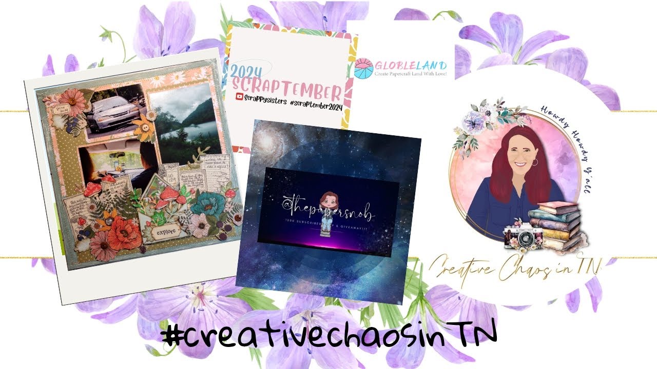 @thepapersnob 1K Sub Hop+Scraptember Day 28 + GlobleLand product review- tail of the dragon