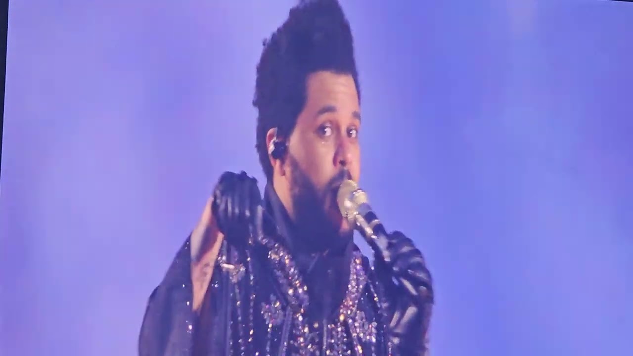 The Weeknd, Taking his mask off & Take my Breath. Seattle 7-12-2025