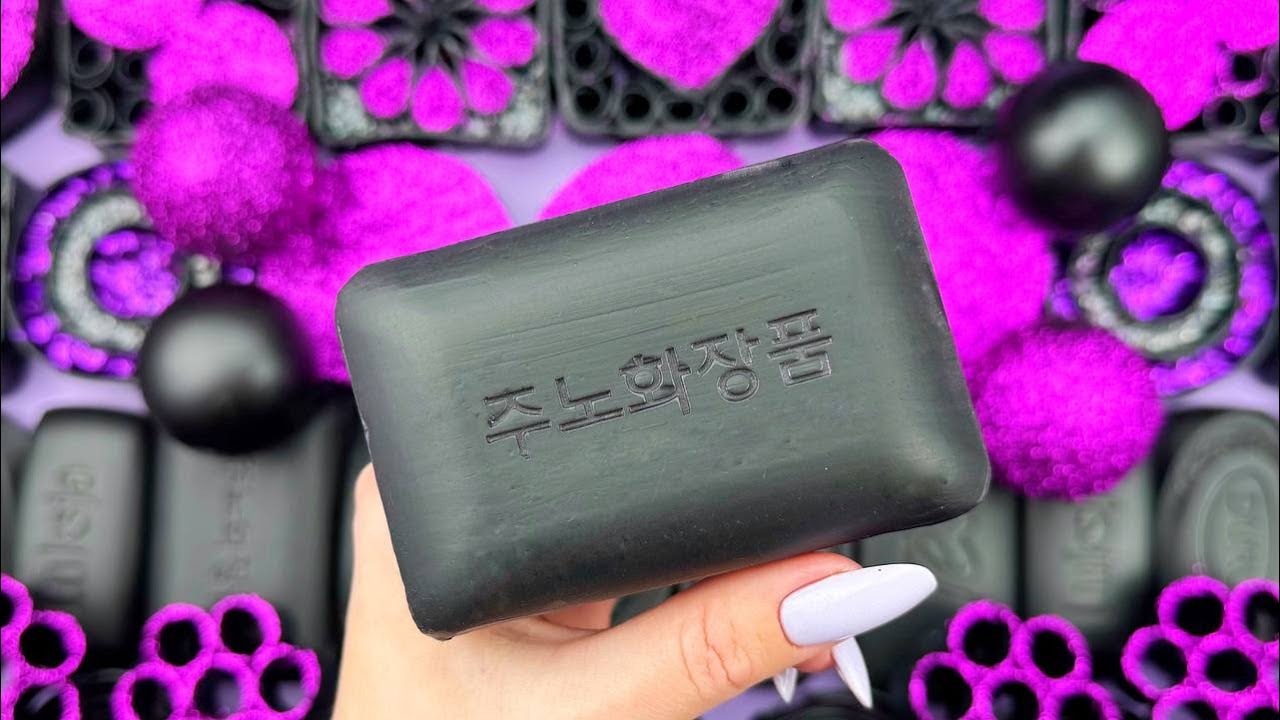 [ASMR]Compilation set★ASMR SOAP★Crushing soap★Cutting soap cubes★FOAM&GLITTER&STARCH★