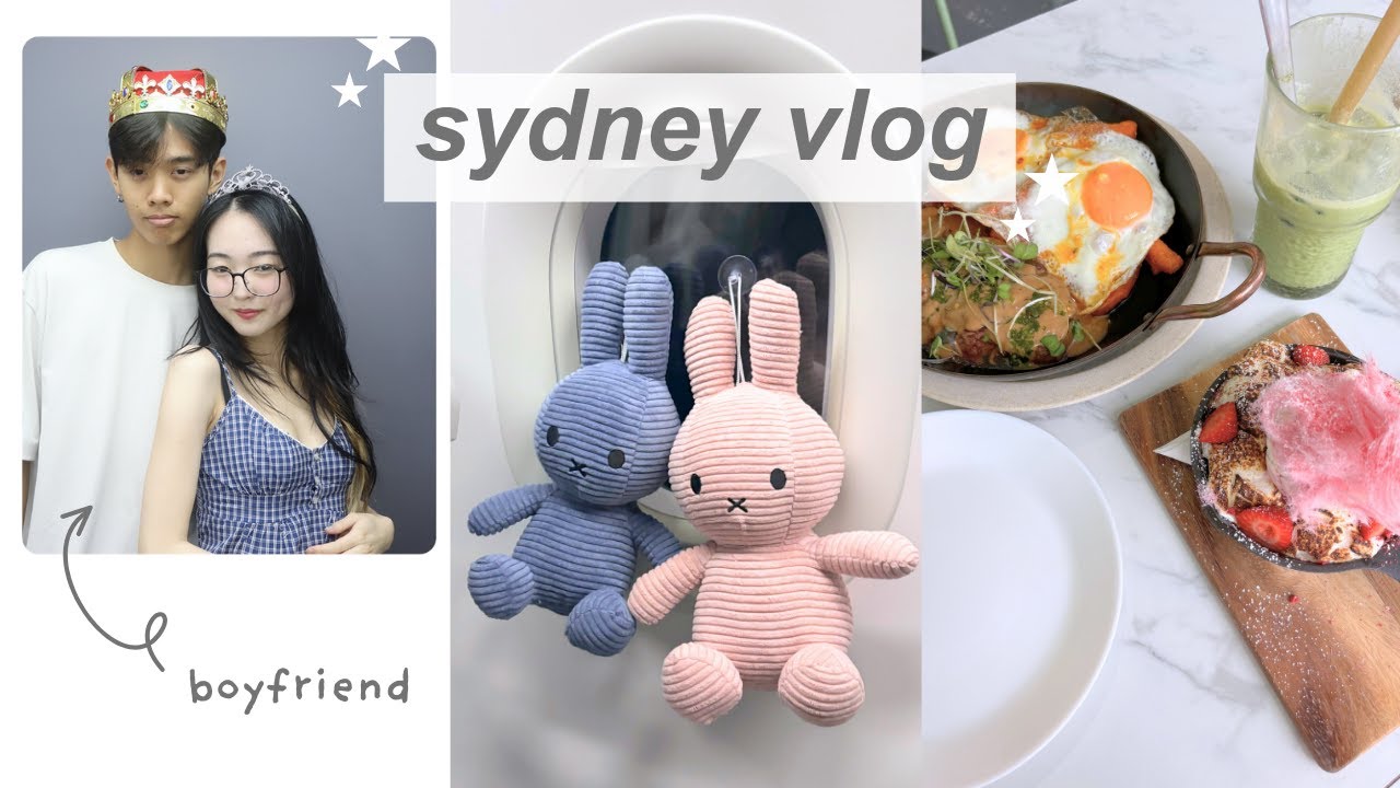 ✈️ SYDNEY VLOG W/ BOYFRIEND | travel vlog, miffy, cafes, food, sight-seeing, crane game | withkiki