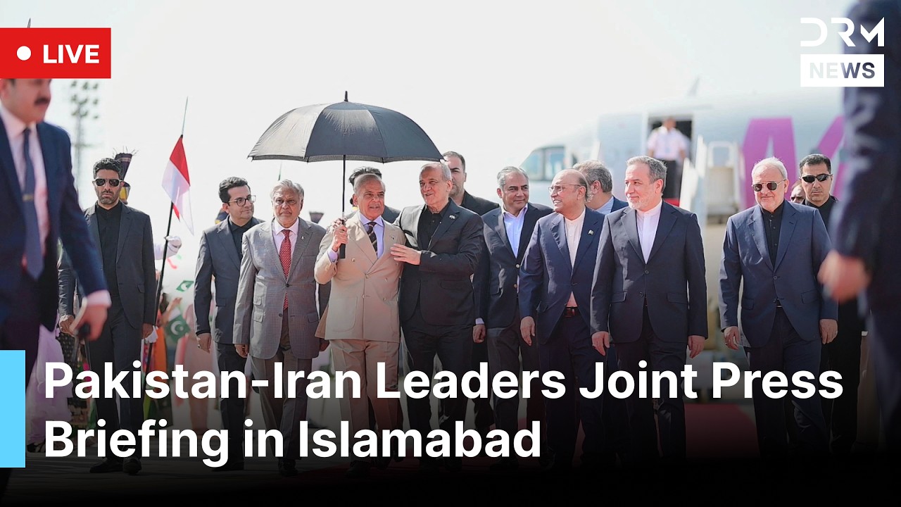 Iran-Pakistan Summit LIVE: Sharif and Pezeshkian Address Media Following High-Level Talks | AC1G