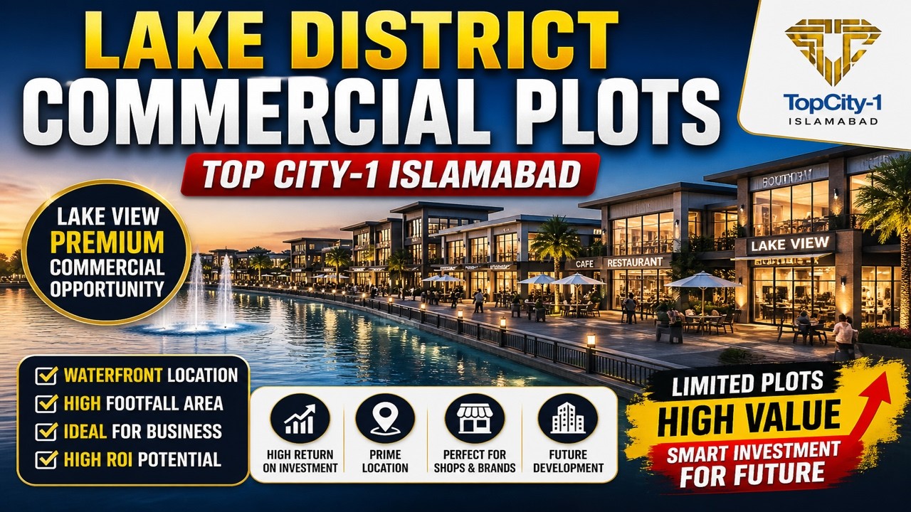 Top City-1 Lake District Commercial Plots | Limited Plots