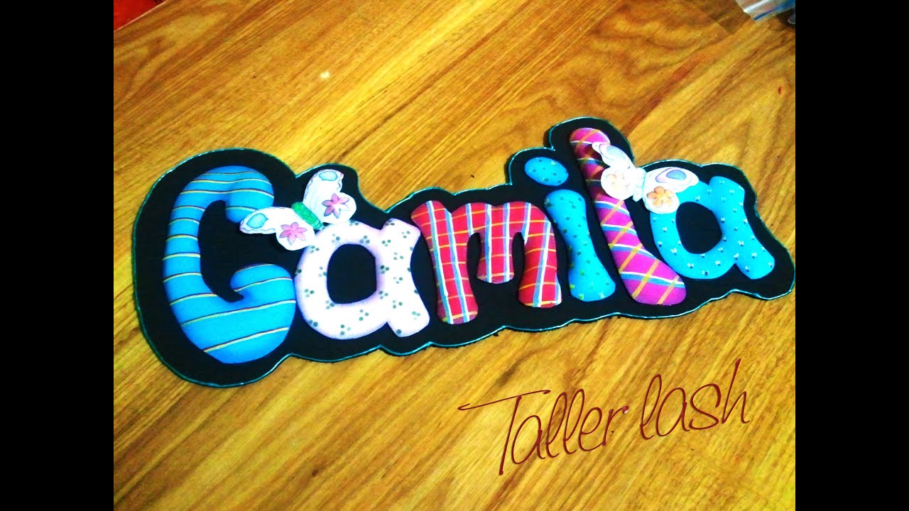 COMO HACER TU NOMBRE EN FOMI