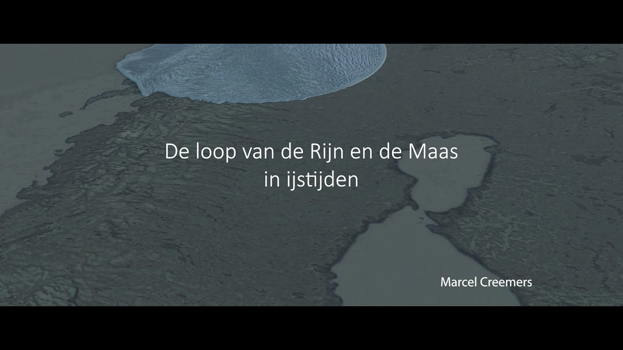 De loop van de Rijn en de Maas in ijstijden