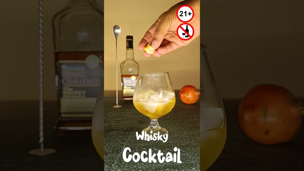 Royal Challenge Whisky Cocktail, #RoyalChallenge #Whisky #Cocktail, #SilukkuBar