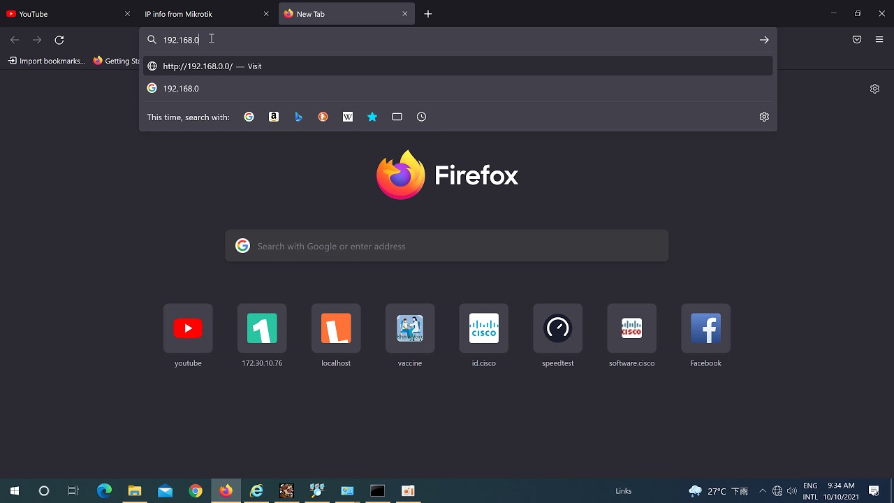 Configuration IP com ap