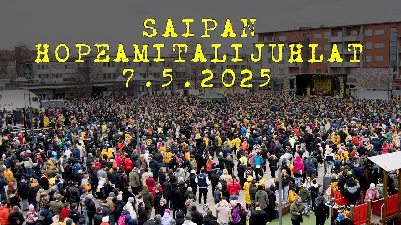 SaiPan hopeamitalijuhlat Lappeenrannassa 7.5.