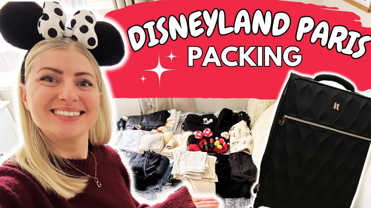 DISNEYLAND PARIS PACK WITH ME🧳| Outfits 👚| Packing Vlog ✨