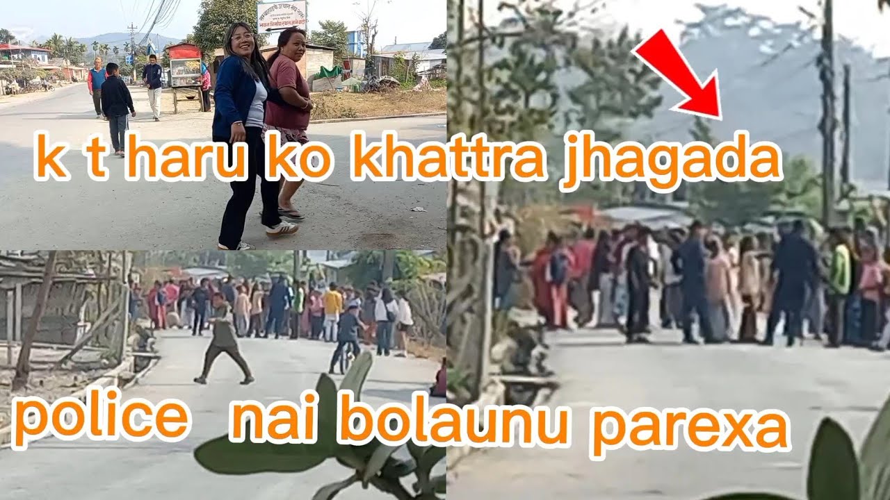 ##K t haru ko jhagada parexa police nai bolaunu parexa##