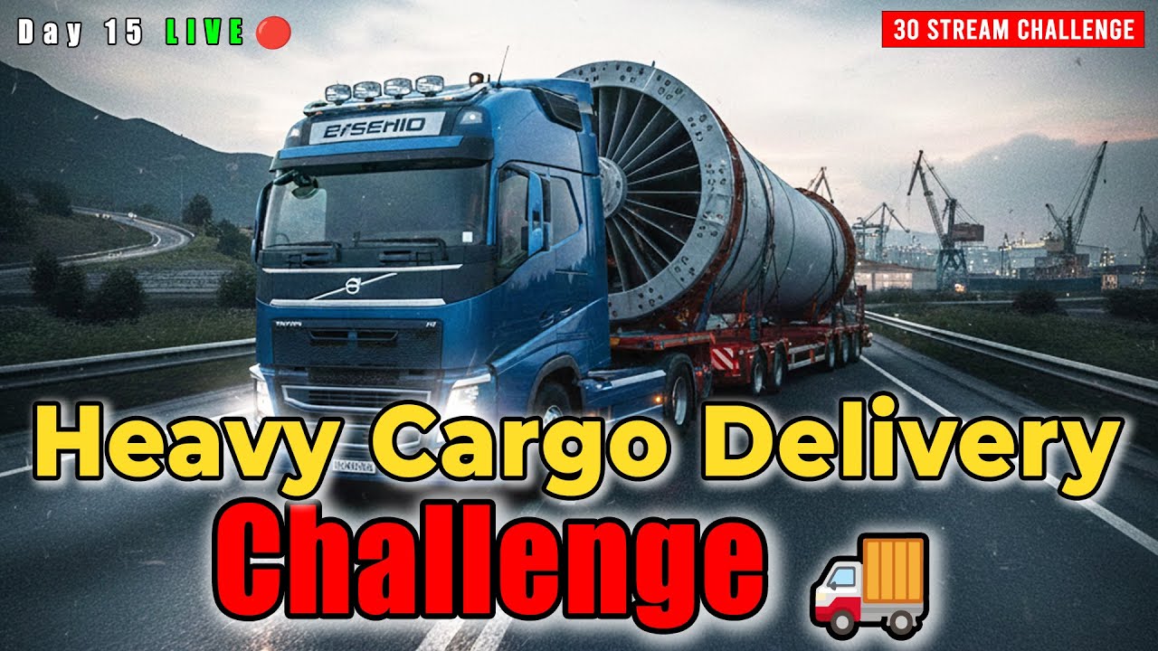 “Bina Damage Heavy Cargo Pahuncha Payenge? 😳 | ETS 2 LIVE” 