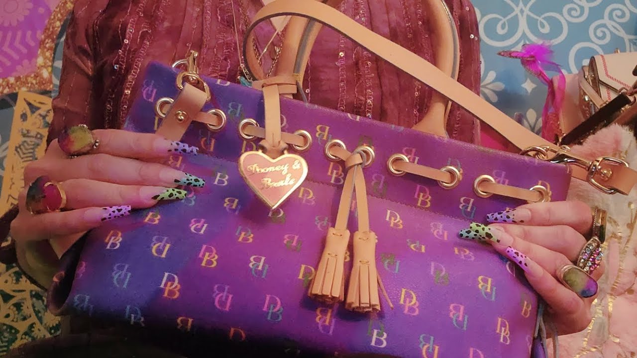 ASMR Whispered Vintage Rainbow Dooney & Bourke Purse Collection