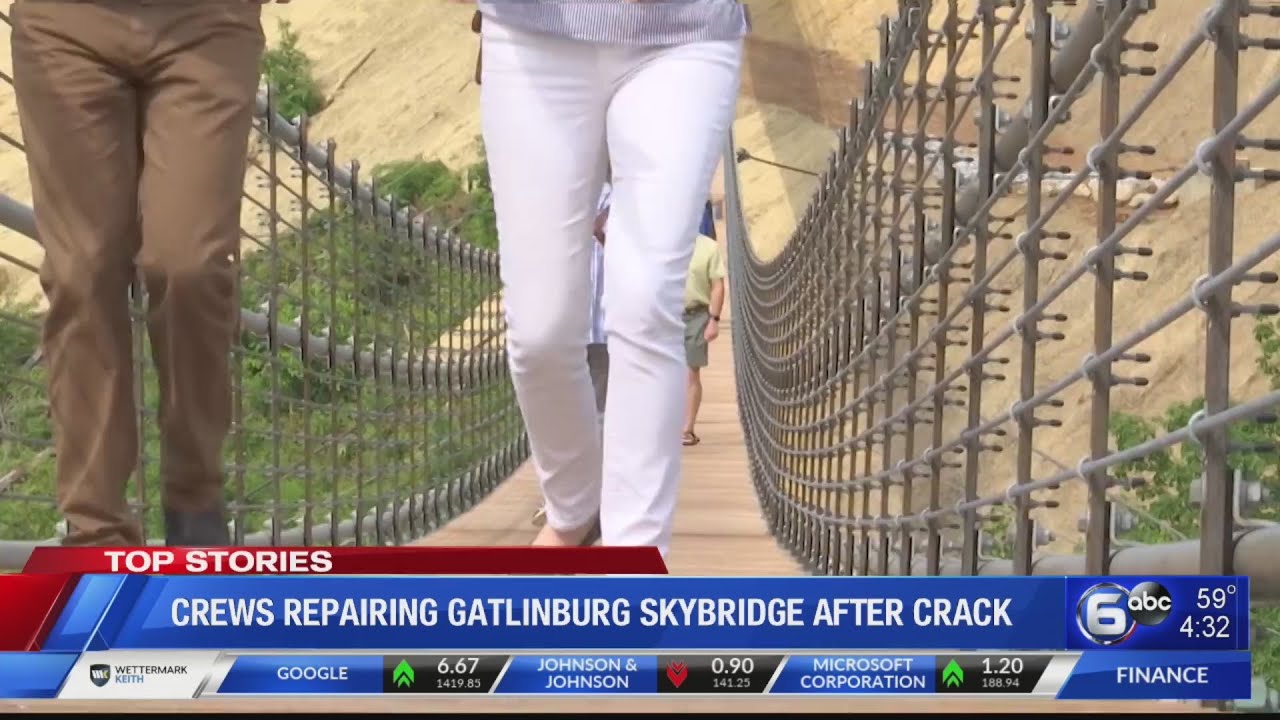 Gatlinburg SkyLift Park&rsquo;s SkyBridge closes after glass panel cracks