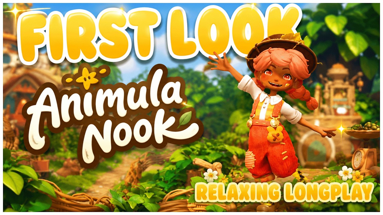 First Look At ANIMULA NOOK 🌿 4 Hours of Relaxing Gameplay (No Commentary)