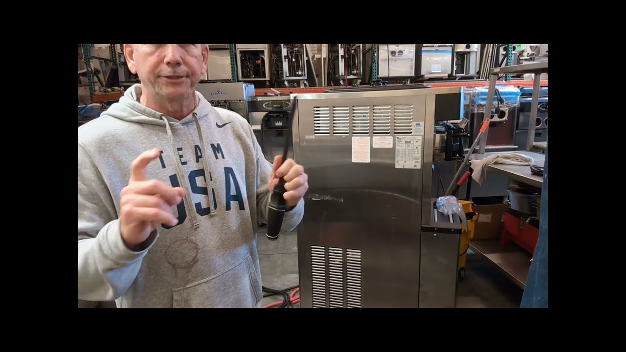 Taylor C794-27 removing a panel to see inside