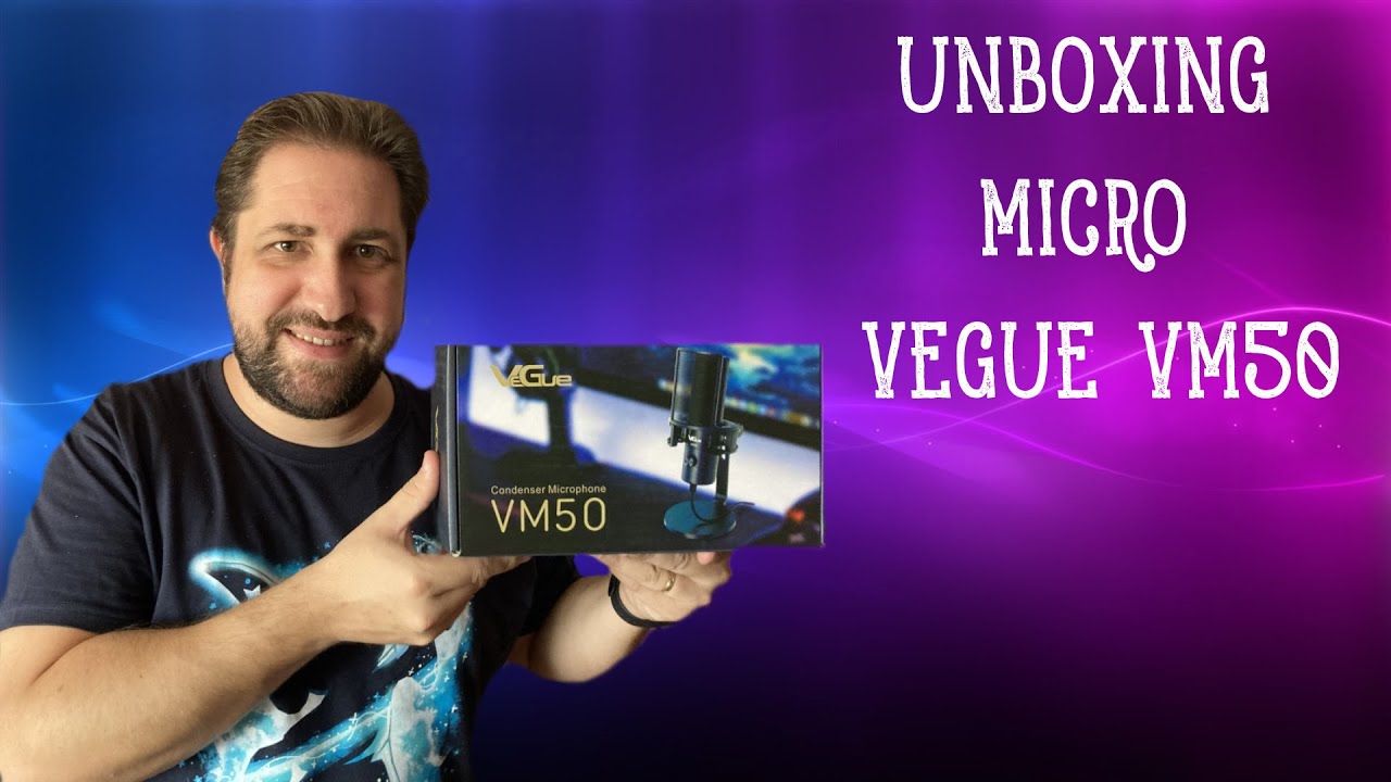 UNBOXING en ASMR NUEVO MICRÓFONO VEGUE VM50